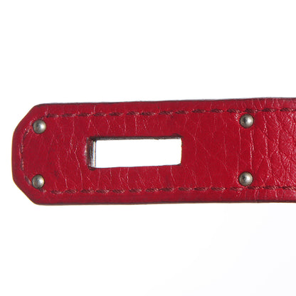 Hermes Taurillon Clemence Birkin 40 Rouge Garance 15 of 32