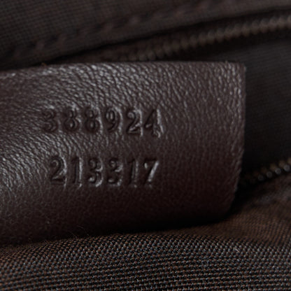 Gucci GG Plus Monogram Medium Flat Messenger Bag Dark Brown 6 of 9