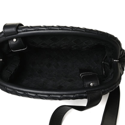 Bottega Veneta Nappa Intrecciato Messenger Bag Black 6 of 16