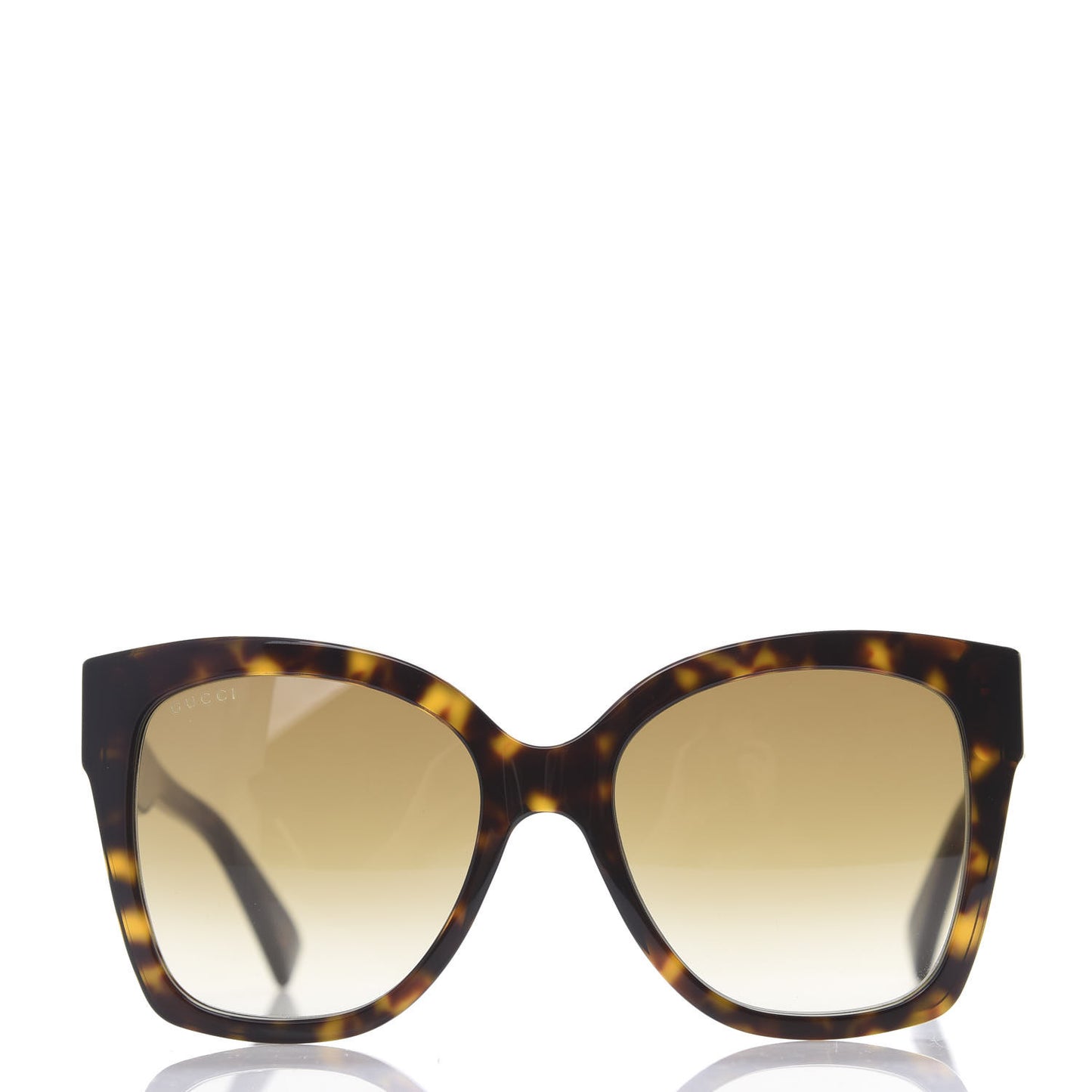 Acetate Square Frame Sunglasses GG0459S Tortoise