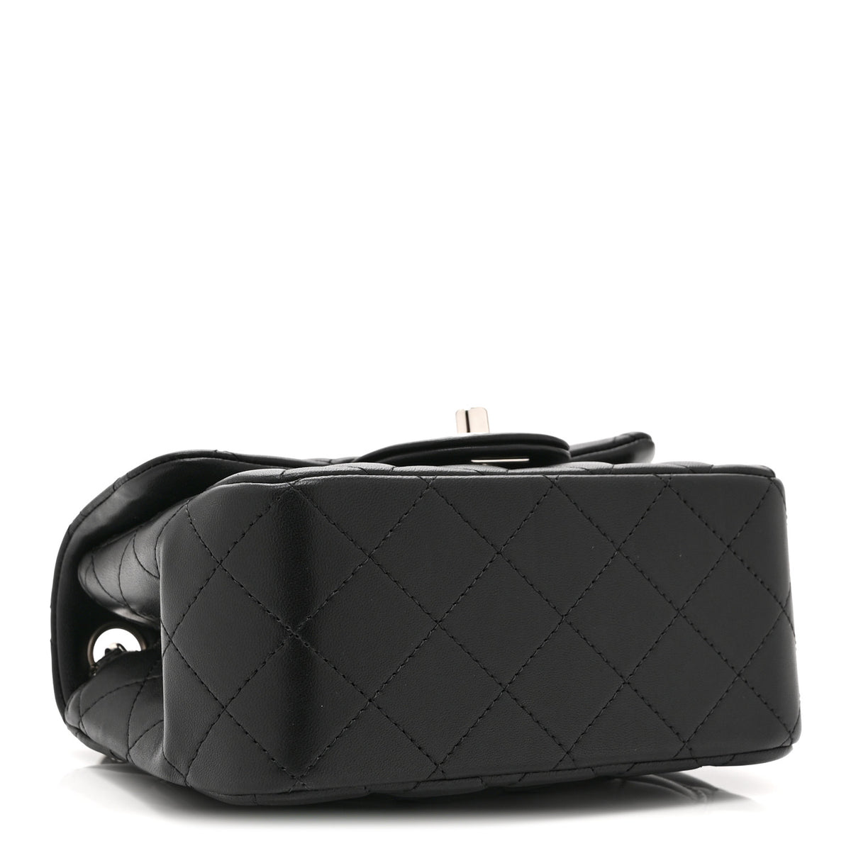 Chanel Lambskin Quilted Mini Square Flap Black 4 of 10
