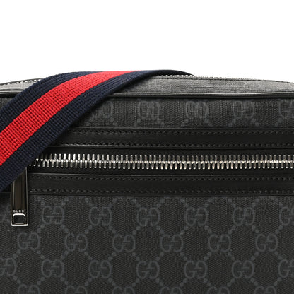Gucci Soft GG Supreme Monogram Web Belt Bag Black Grey 8 of 10