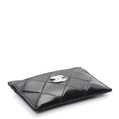 Chanel Lambskin Quilted Brilliant Card Holder Black 4 of 9