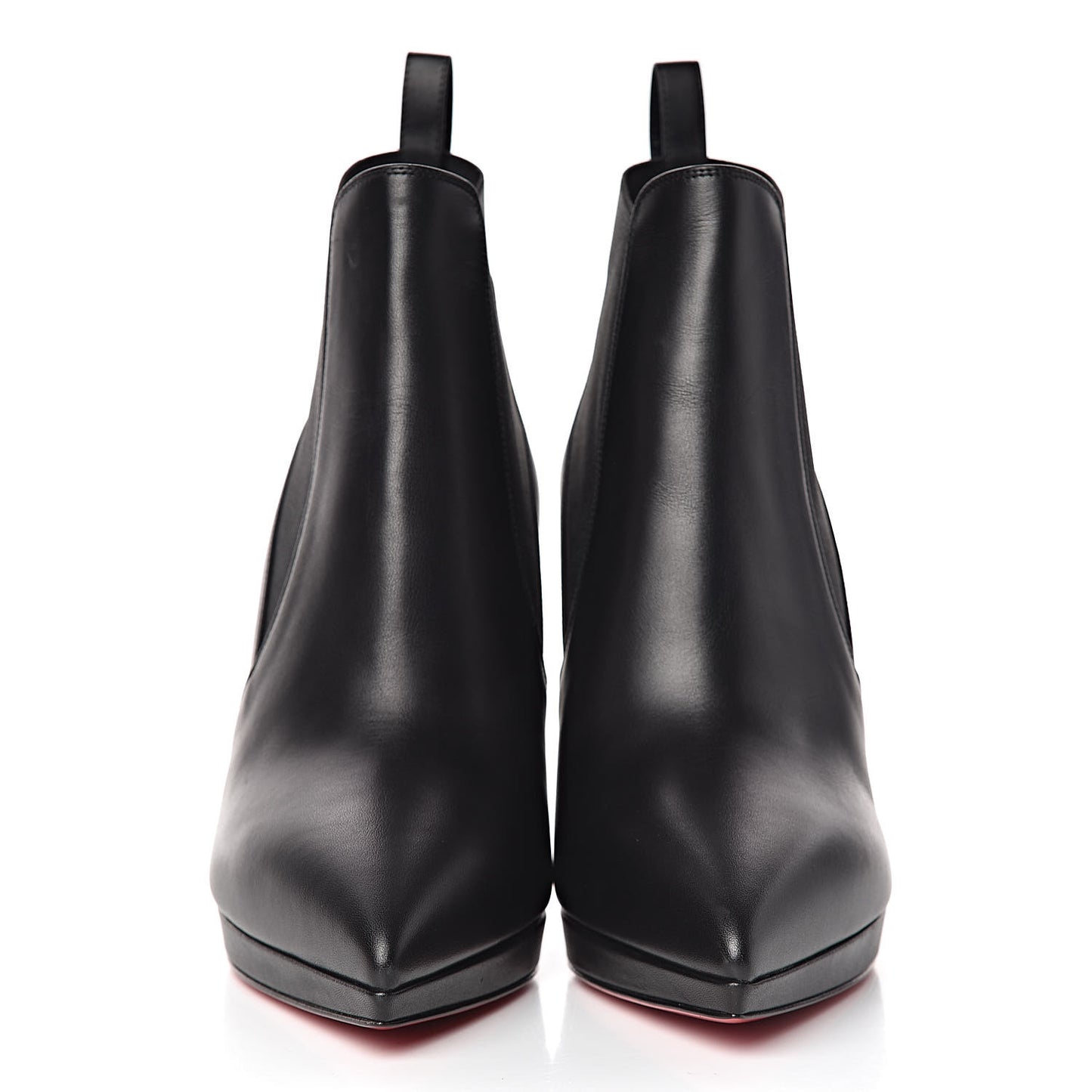 Calfskin Crochinetta 100 Ankle Boots 39 Black