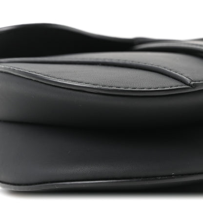 Christian Dior Ultra Matte Calfskin Mini Saddle Bag Black 8 of 9