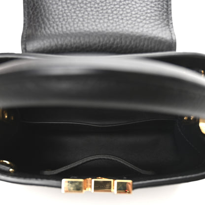 Louis Vuitton Taurillon Mini Capucines Black 5 of 9