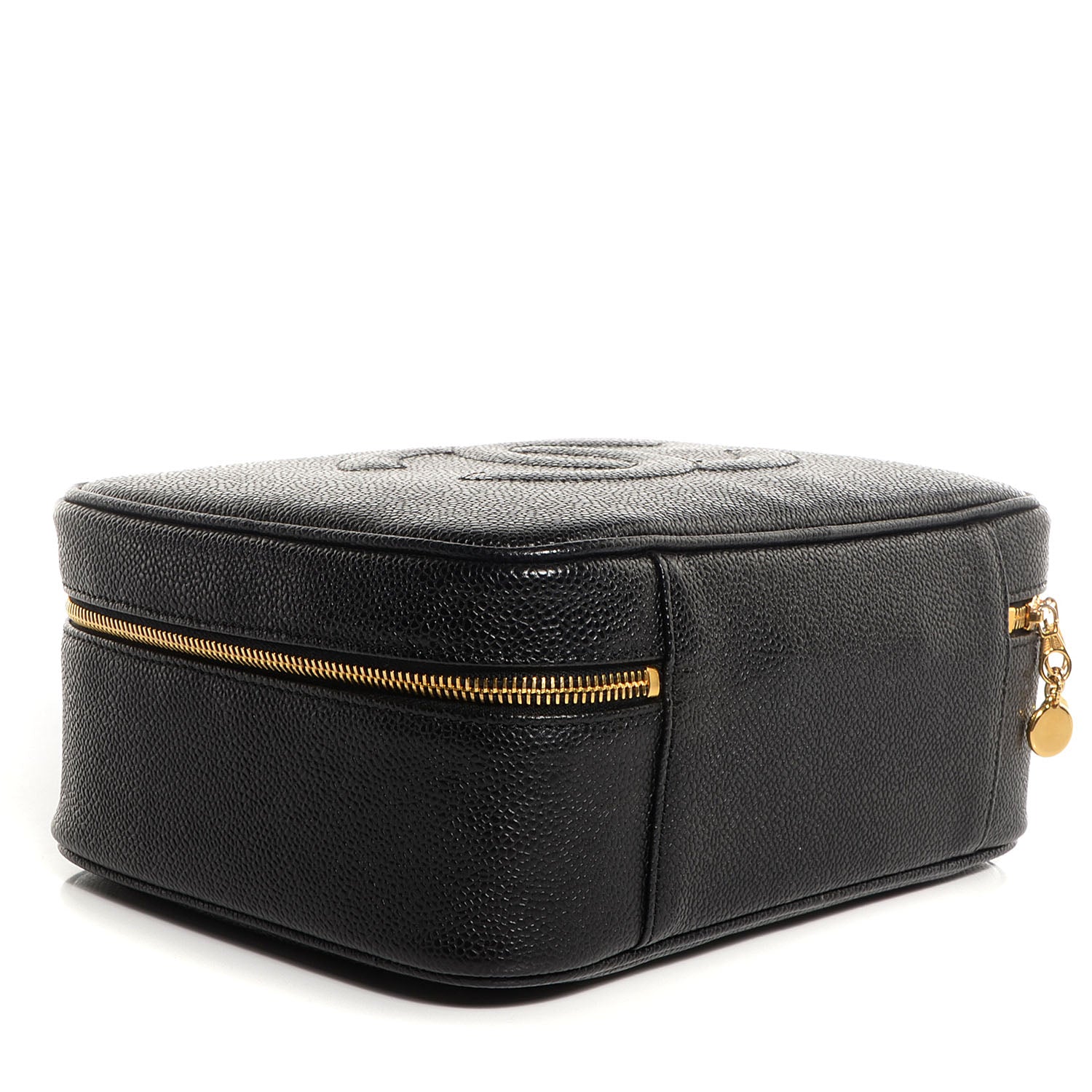 Chanel Caviar Cosmetic Train Case Black 4 of 8