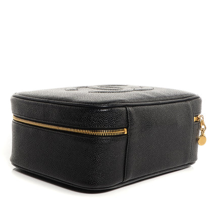 Chanel Caviar Cosmetic Train Case Black 4 of 8