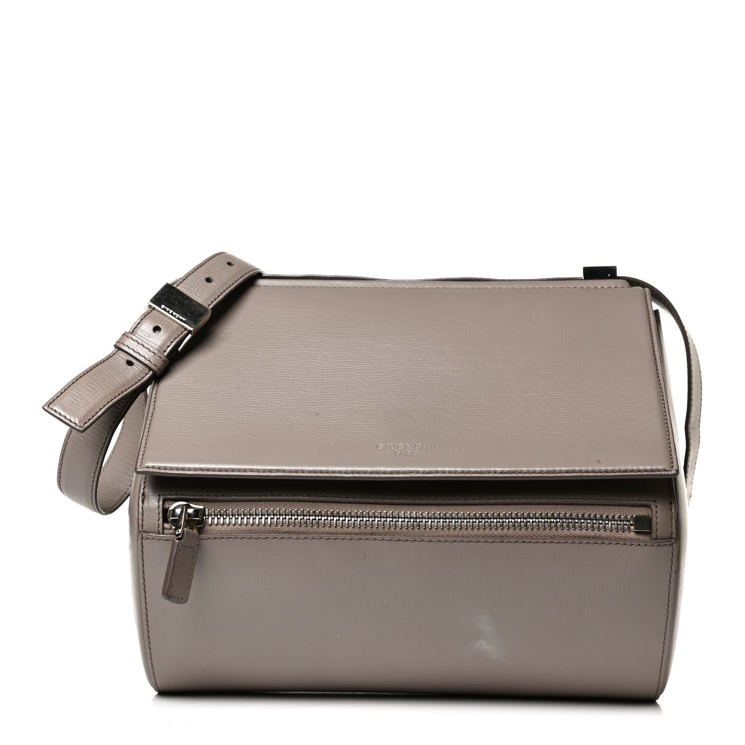 Givenchy Textured Calfskin Medium Pandora Box Crossbody Bag Taupe 1 of 14