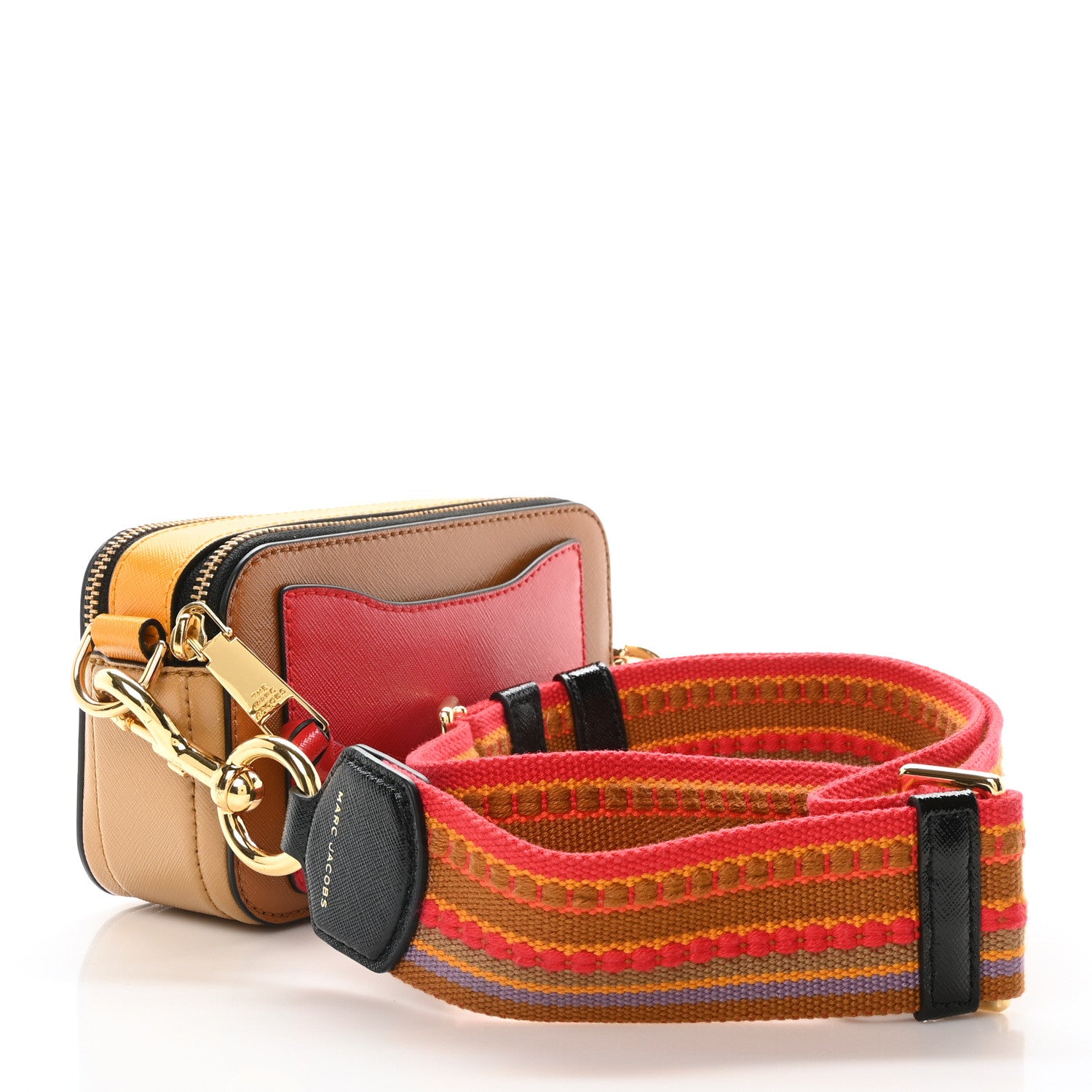 Marc Jacobs Saffiano Small Snapshot Camera Bag Cathay Spice Multicolor 3 of 10