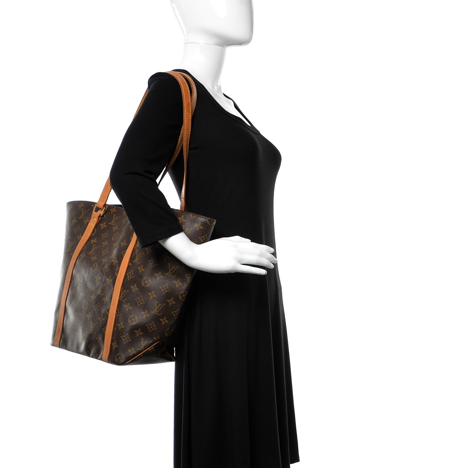 Louis Vuitton Monogram Sac Shopping Tote 2 of 14