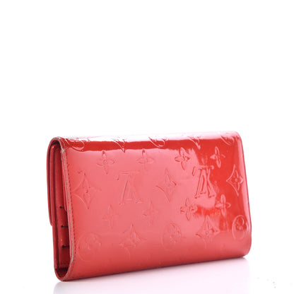Louis Vuitton Vernis Porte Tresor International Wallet Rouge 3 of 7
