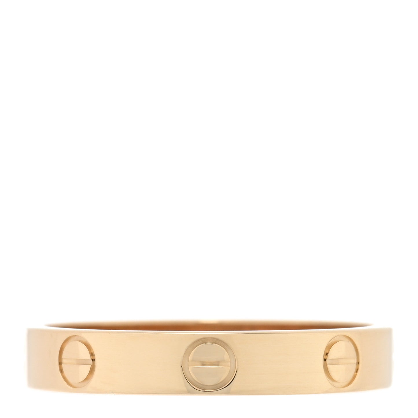 18K Yellow Gold 3.5mm LOVE Wedding Band Ring 58 8.25