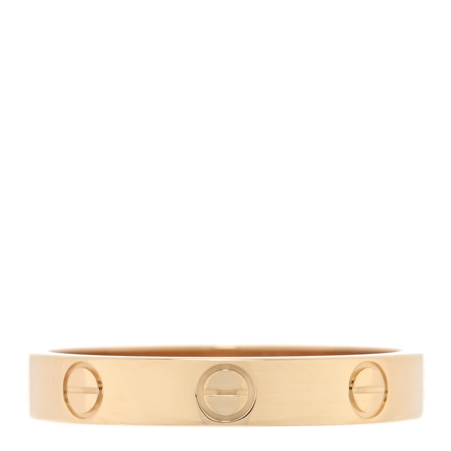 Cartier 18K Yellow Gold 3.5mm LOVE Wedding Band Ring 58 8.25 3 of 5