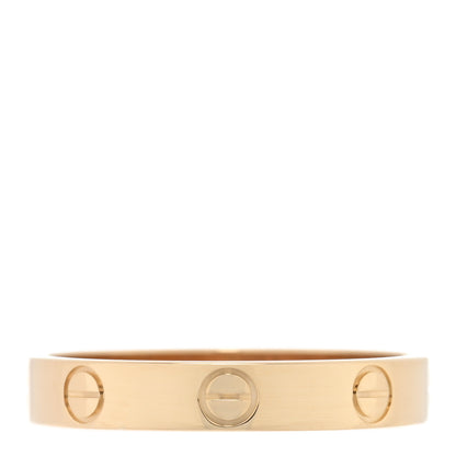 Cartier 18K Yellow Gold 3.5mm LOVE Wedding Band Ring 58 8.25 3 of 5