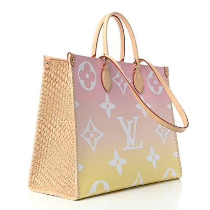 Louis Vuitton Monogram Giant By The Pool Hawaii Onthego GM Light Pink 2 of 8