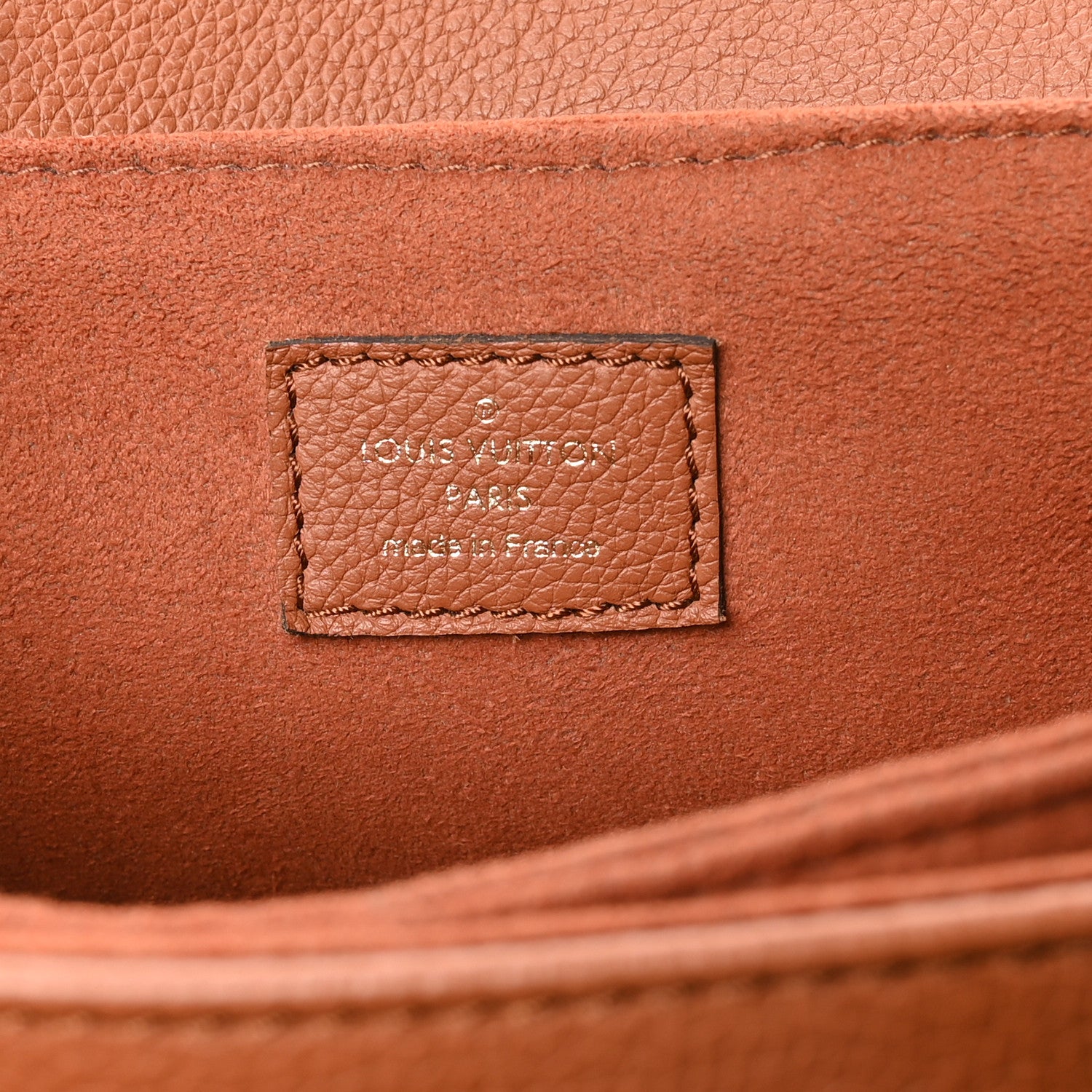 Louis Vuitton Grained Calfskin Lockme Oxford Cognac 6 of 10