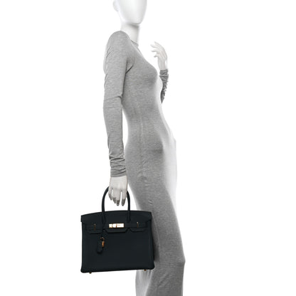 Hermes Togo Birkin 30 Vert Cypress 2 of 11
