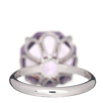 Tiffany Sterling Silver Amethyst Sparklers Octagonal Cocktail Ring 49 5 4 of 5
