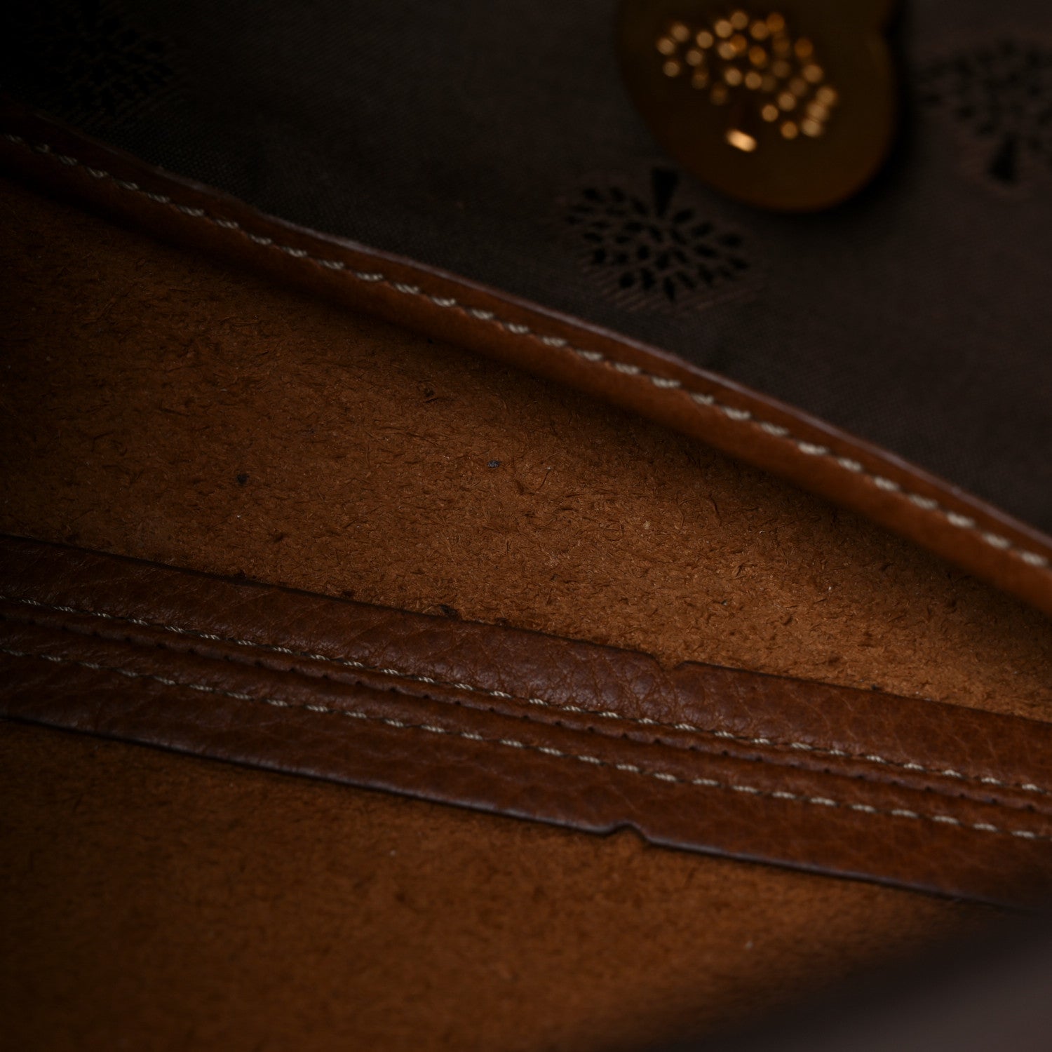 Mulberry Natural Calfskin Small Lily Flap Oak 12 of 19