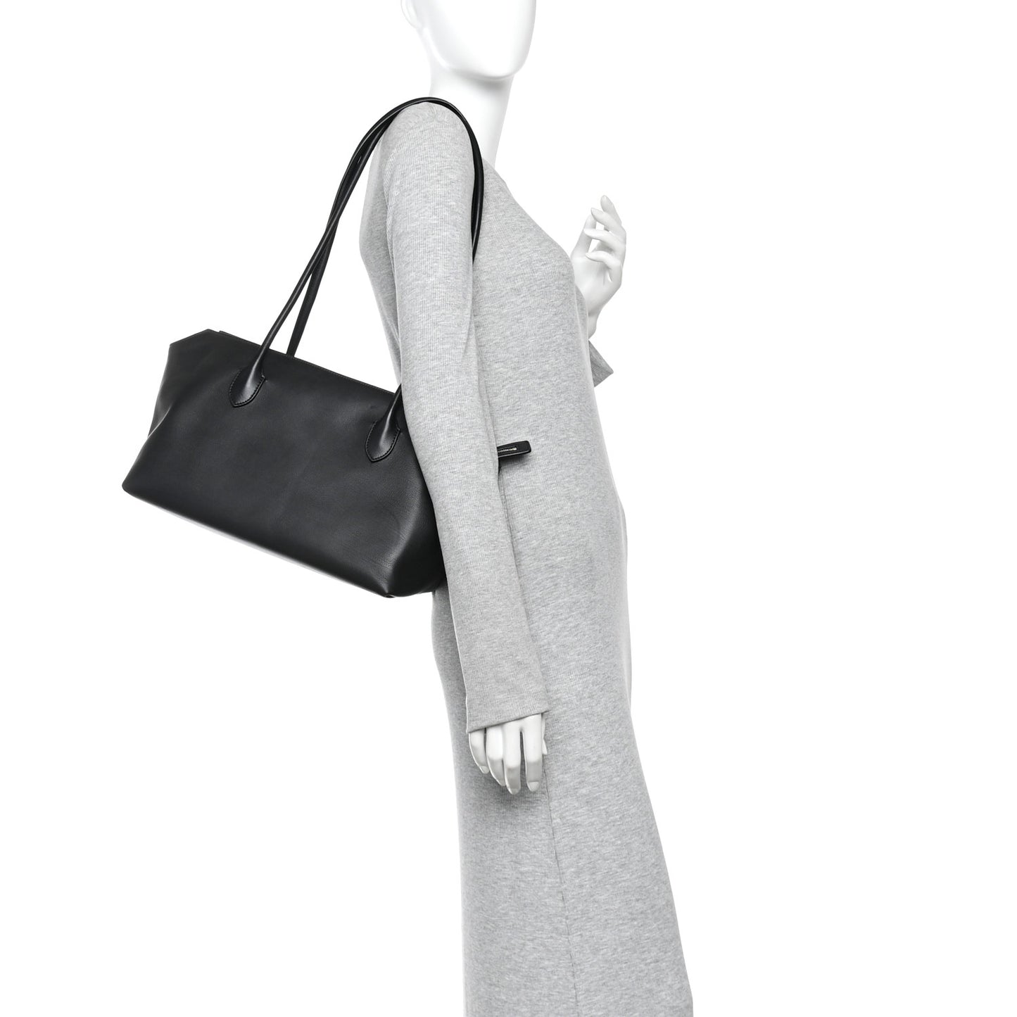 Grained Calfskin Terrasse Bag Black