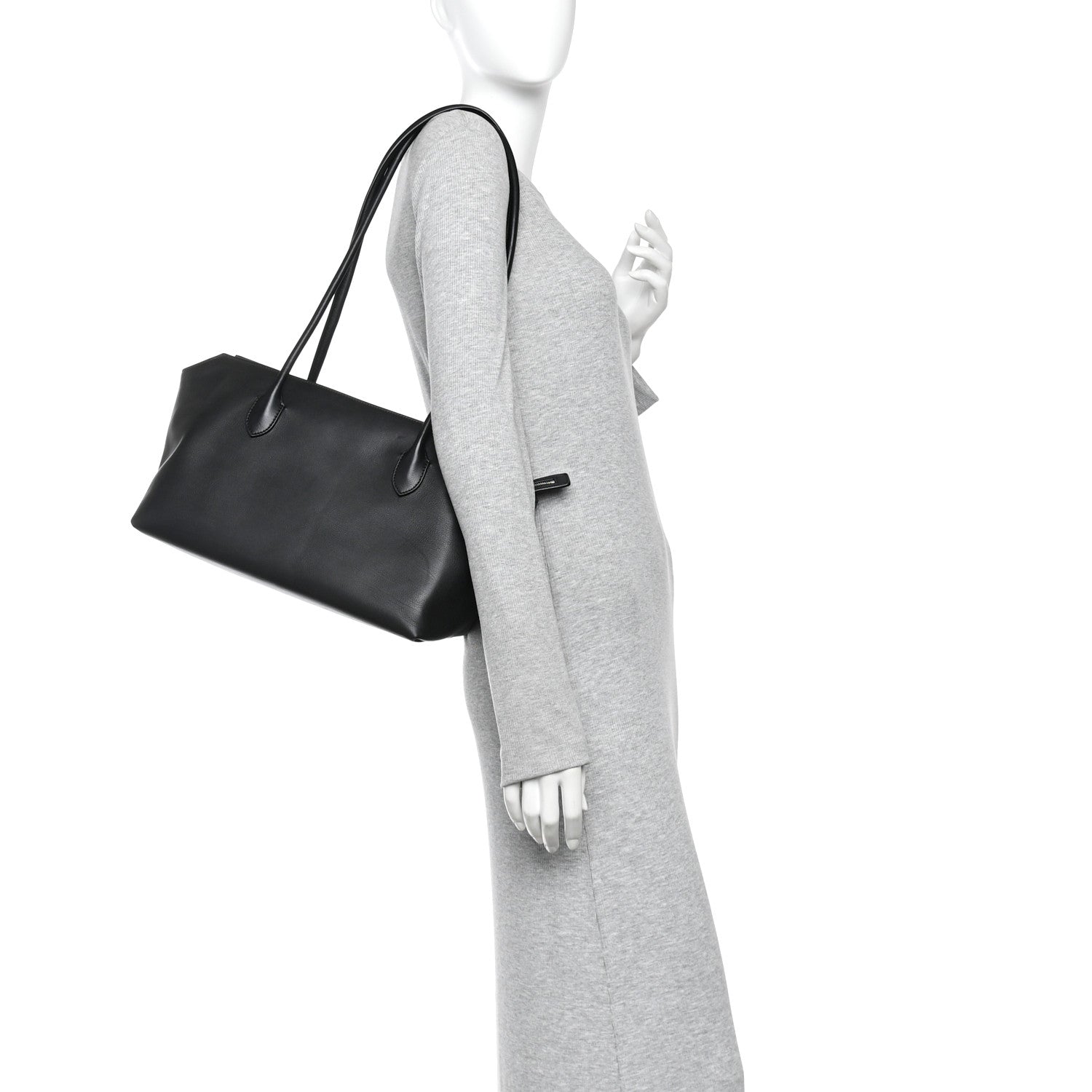 The Row Grained Calfskin Terrasse Bag Black 2 of 9