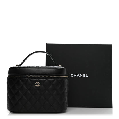 Chanel Caviar Quilted Large Vanity Pouch Black 9 of 9