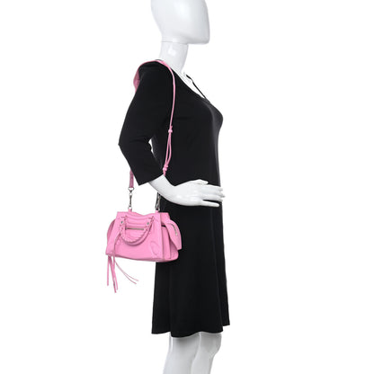 Balenciaga Cake Calfskin Tonal Hardware Mini Neo Classic City Rose 2 of 11