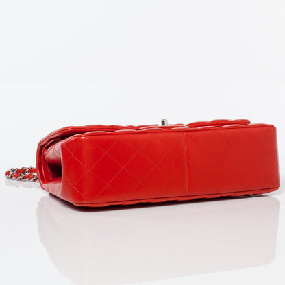 Chanel Lambskin Jumbo Double Flap Red 5 of 10