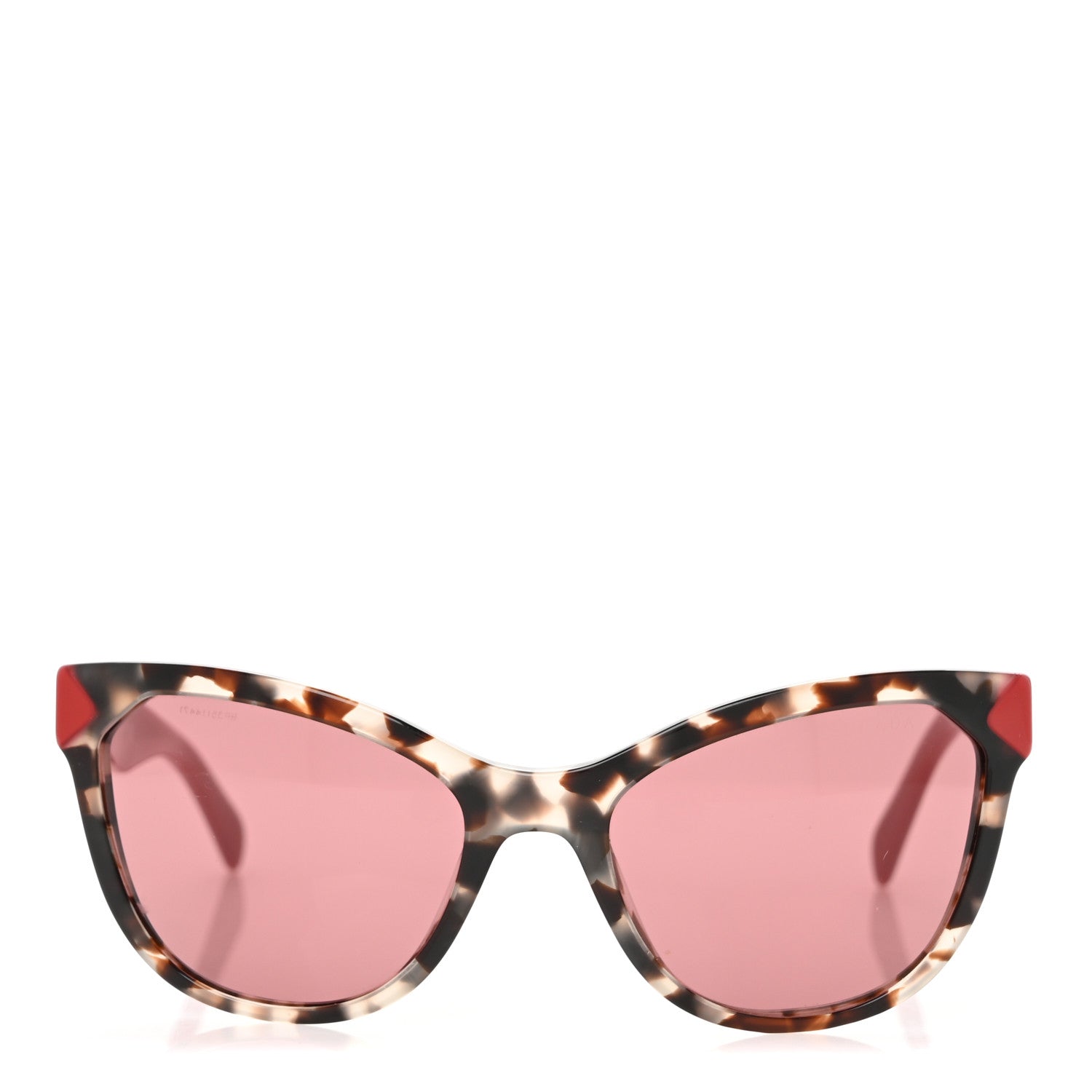Prada Acetate Sunglasses SPR 21S Tortoise Red 2 of 8