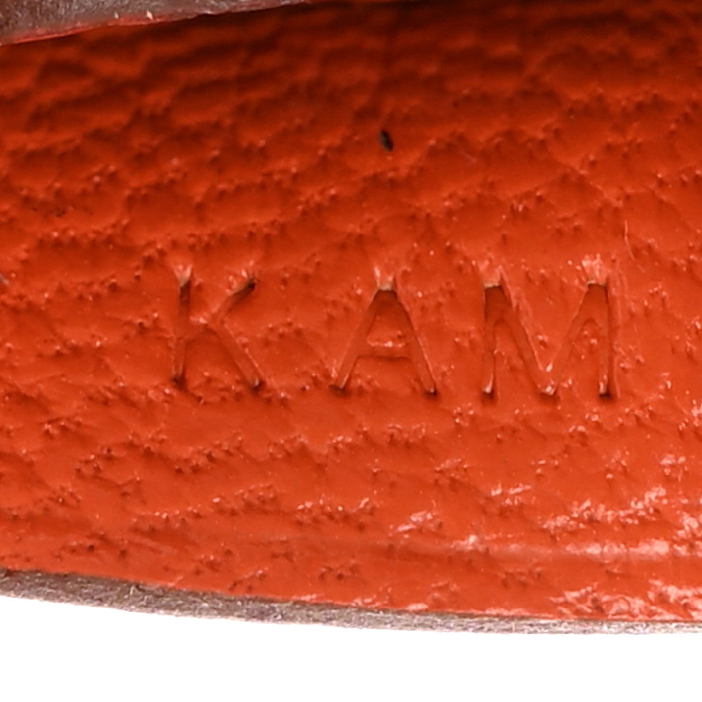 Hermes Epsom Chevre Mysore Artificer Bag Charm Cuivre Feu Orange Etoupe Biscuit Rouge Sellier 4 of 4