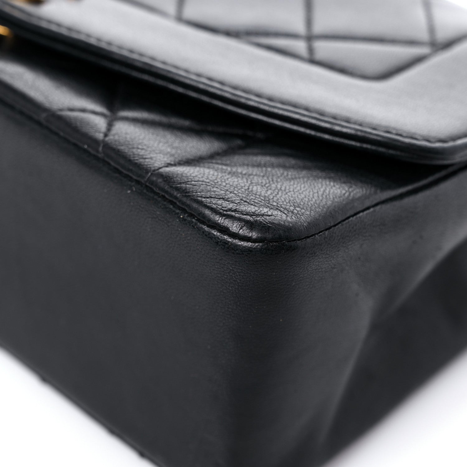 Chanel Lambskin Quilted Small Single Flap Black 9 of 15