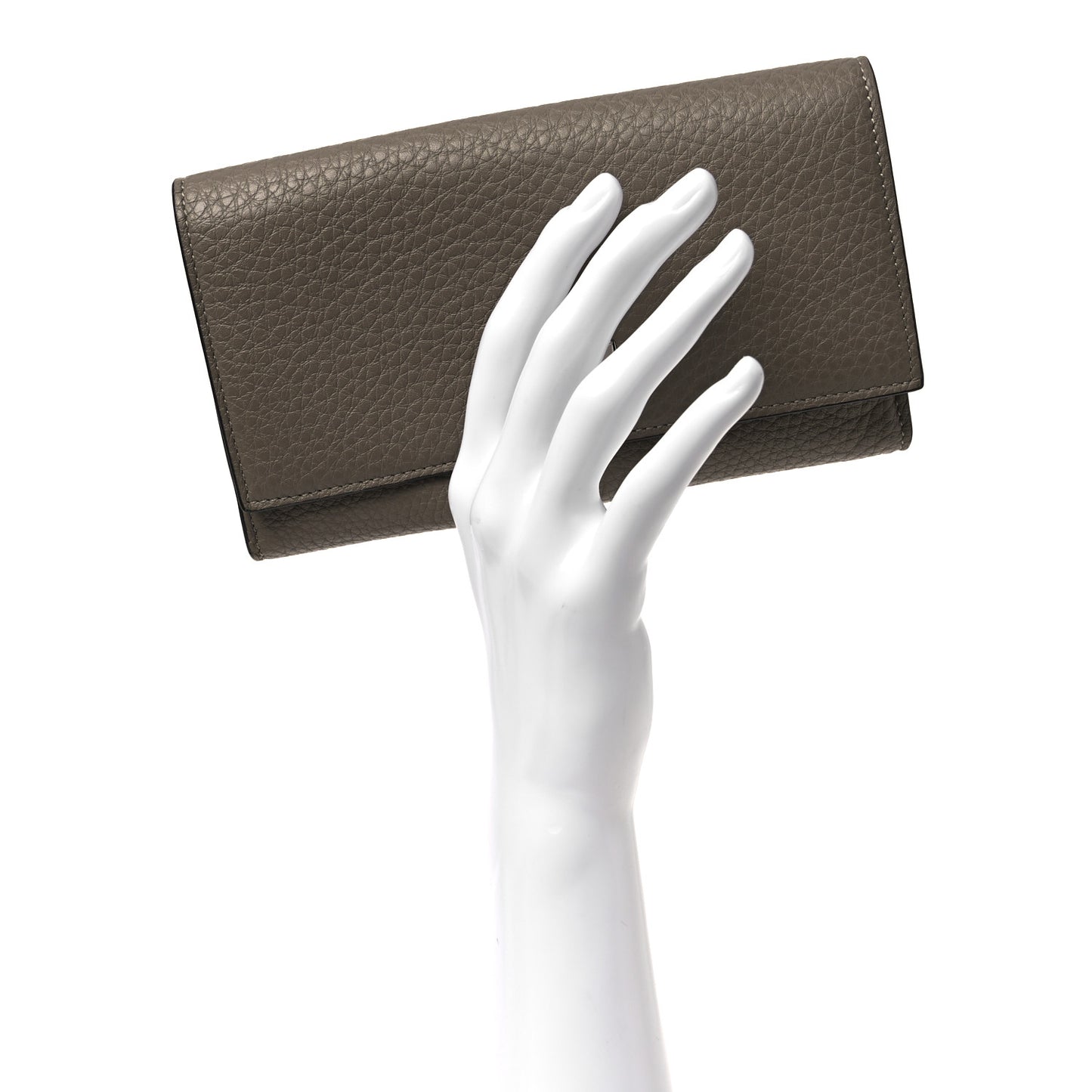 Cuoio Romano Vitello Grace Selleria Peekaboo Continental Wallet Corda