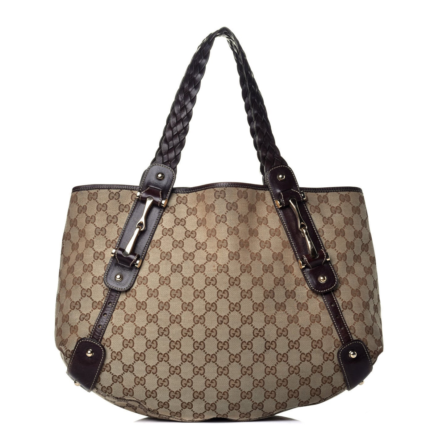 Monogram Medium Pelham Shoulder Bag Dark Brown