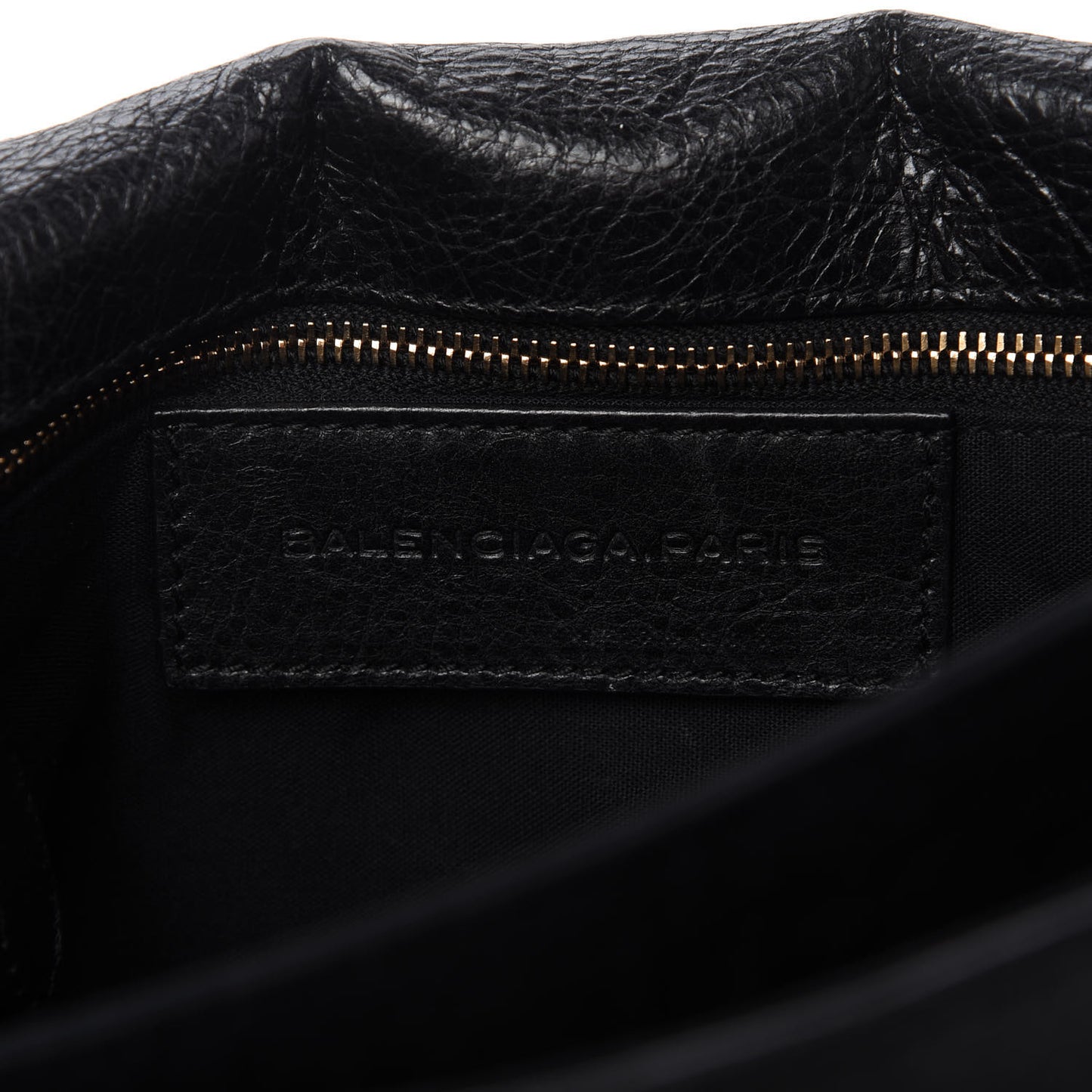 Agneau Giant 12 Rose Gold Hardware Envelope Clutch Black