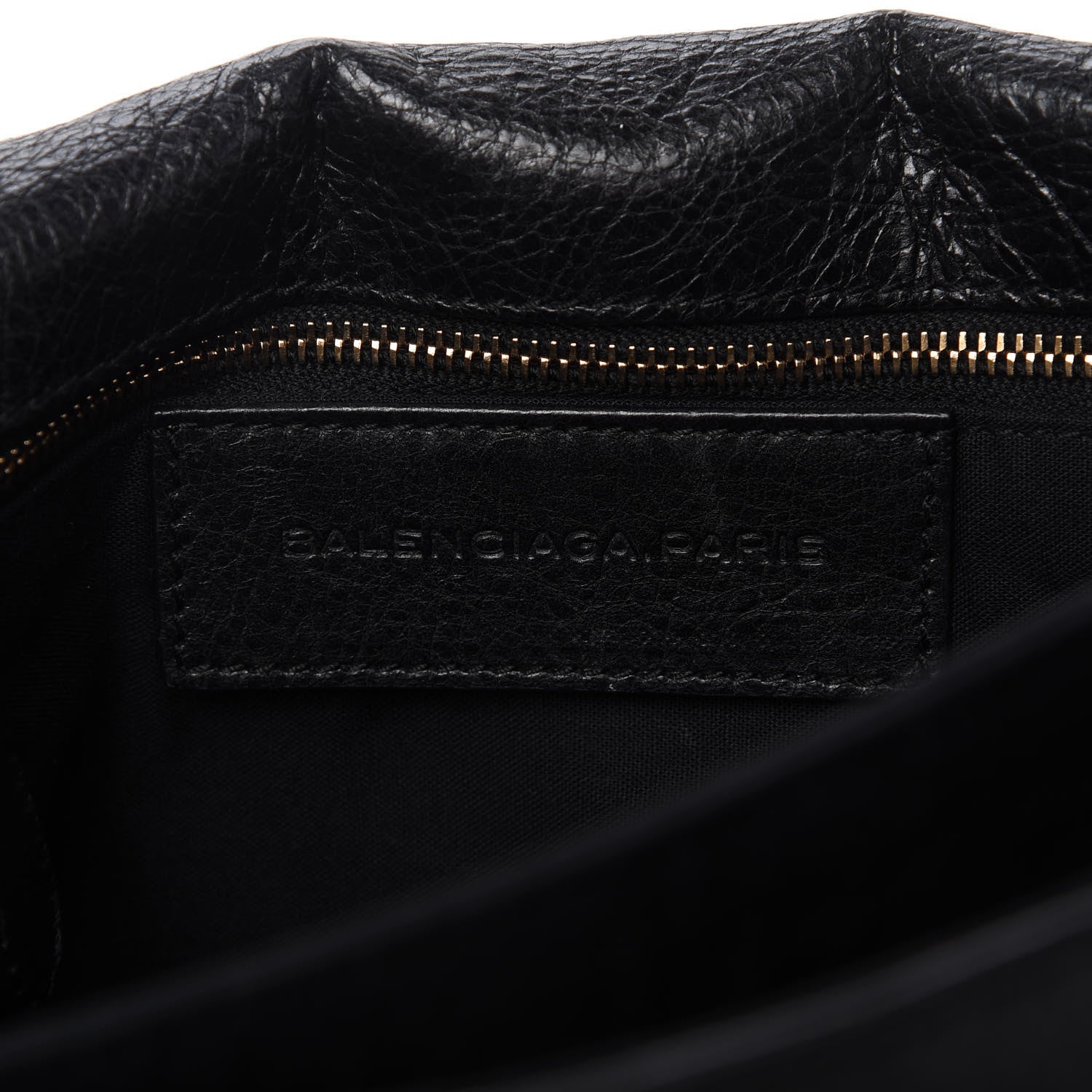Balenciaga Agneau Giant 12 Rose Gold Hardware Envelope Clutch Black 8 of 9