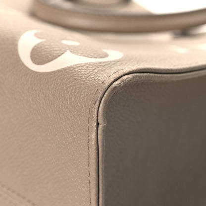 Louis Vuitton Empreinte Monogram Giant Onthego MM Tourterelle Creme 10 of 11