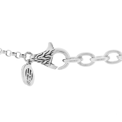 John Hardy Sterling Silver Diamond Manah Heart Pendant Necklace 4 of 4