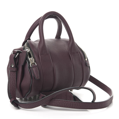 Alexander Wang Pebbled Calfskin Mini Rockie Matte Oxblood 4 of 10