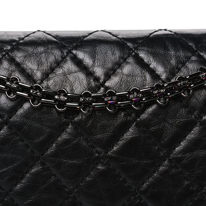 Chanel Aged Calfskin Quilted 2.55 Reissue 225 Flap So Black 7 of 9