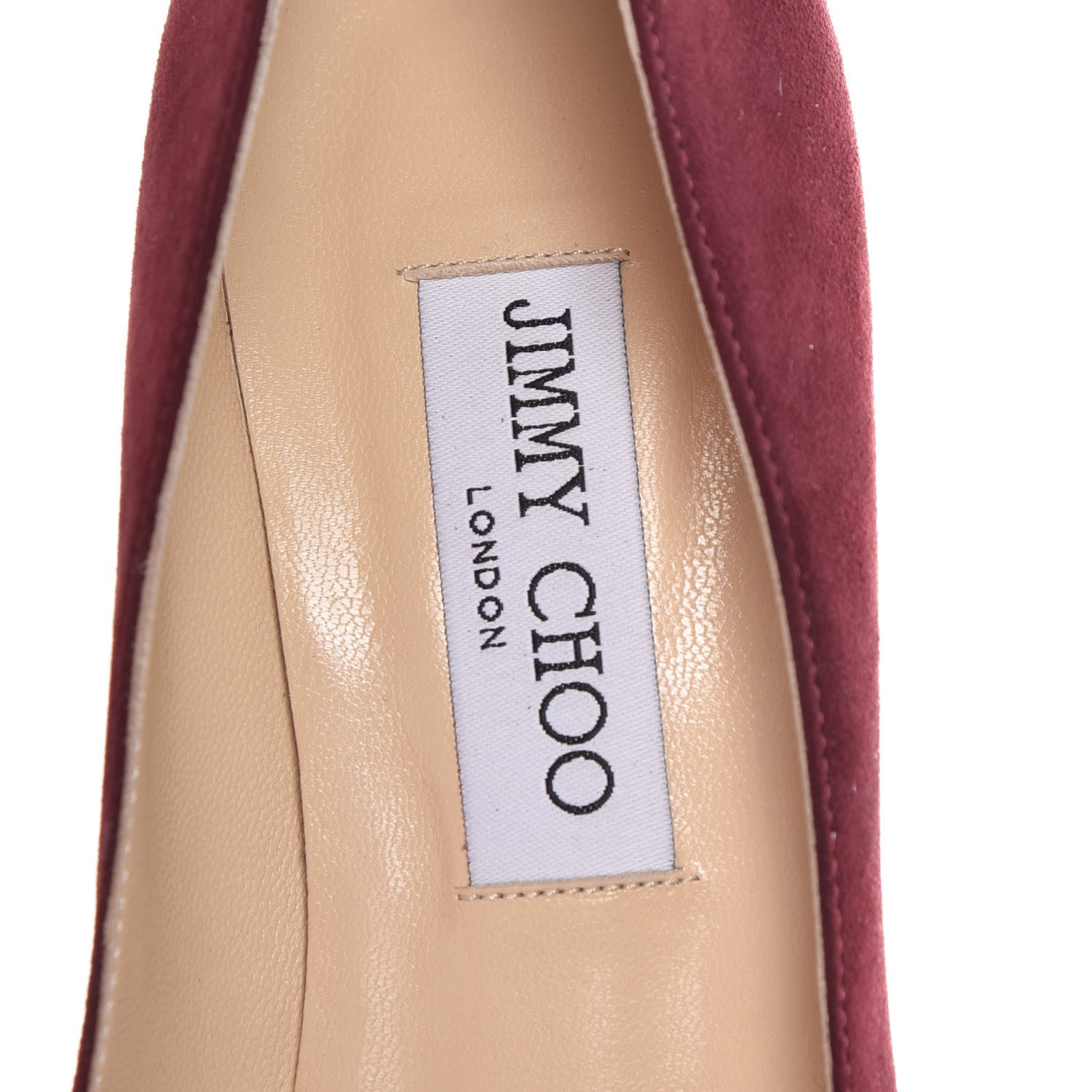Jimmy Choo Suede Irena Sue 65 Pumps 36 Claret 8 of 11