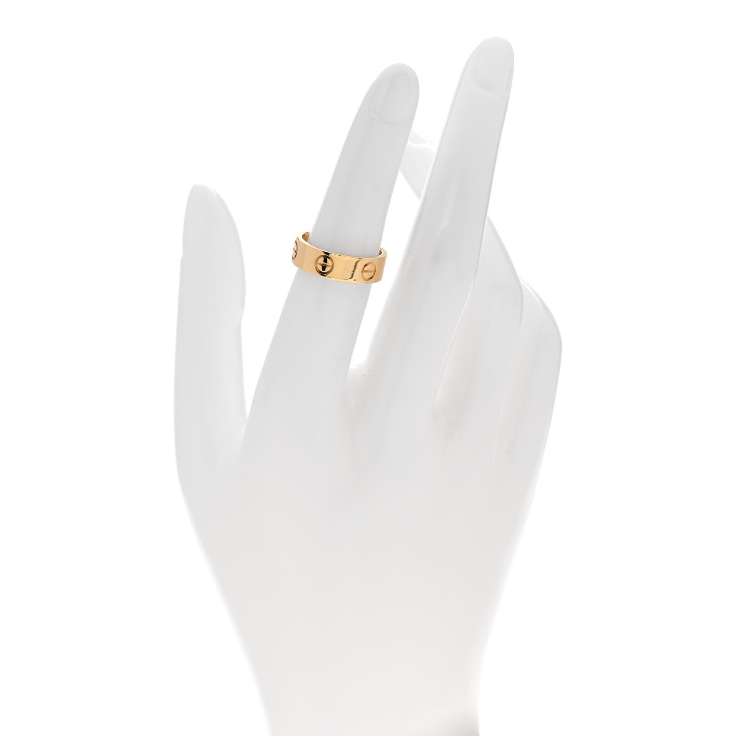 Cartier 18K Yellow Gold 5.5mm LOVE Ring 51 5.75 2 of 5