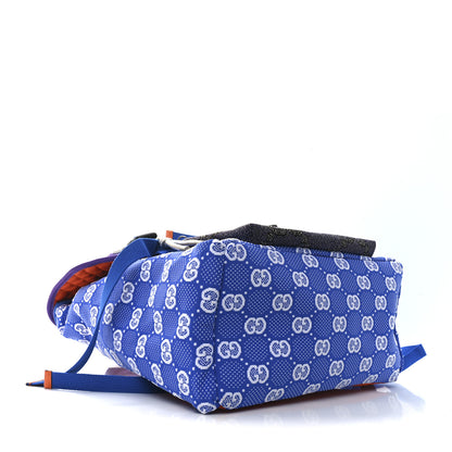 Gucci Jersey GG Monogram All Over Pan Sport Double Buckle Backpack  Blue Multicolor 4 of 10