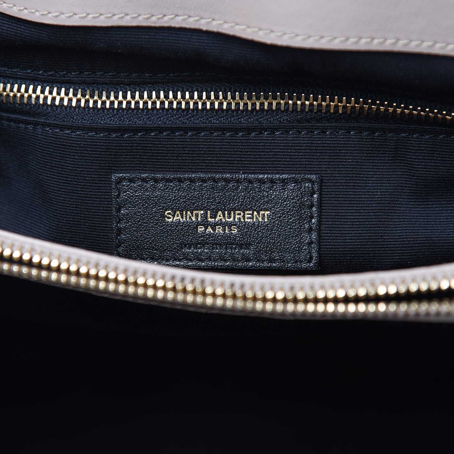Saint Laurent Calfskin Y Quilted Monogram Medium Loulou Chain Satchel Light Natural 7 of 10