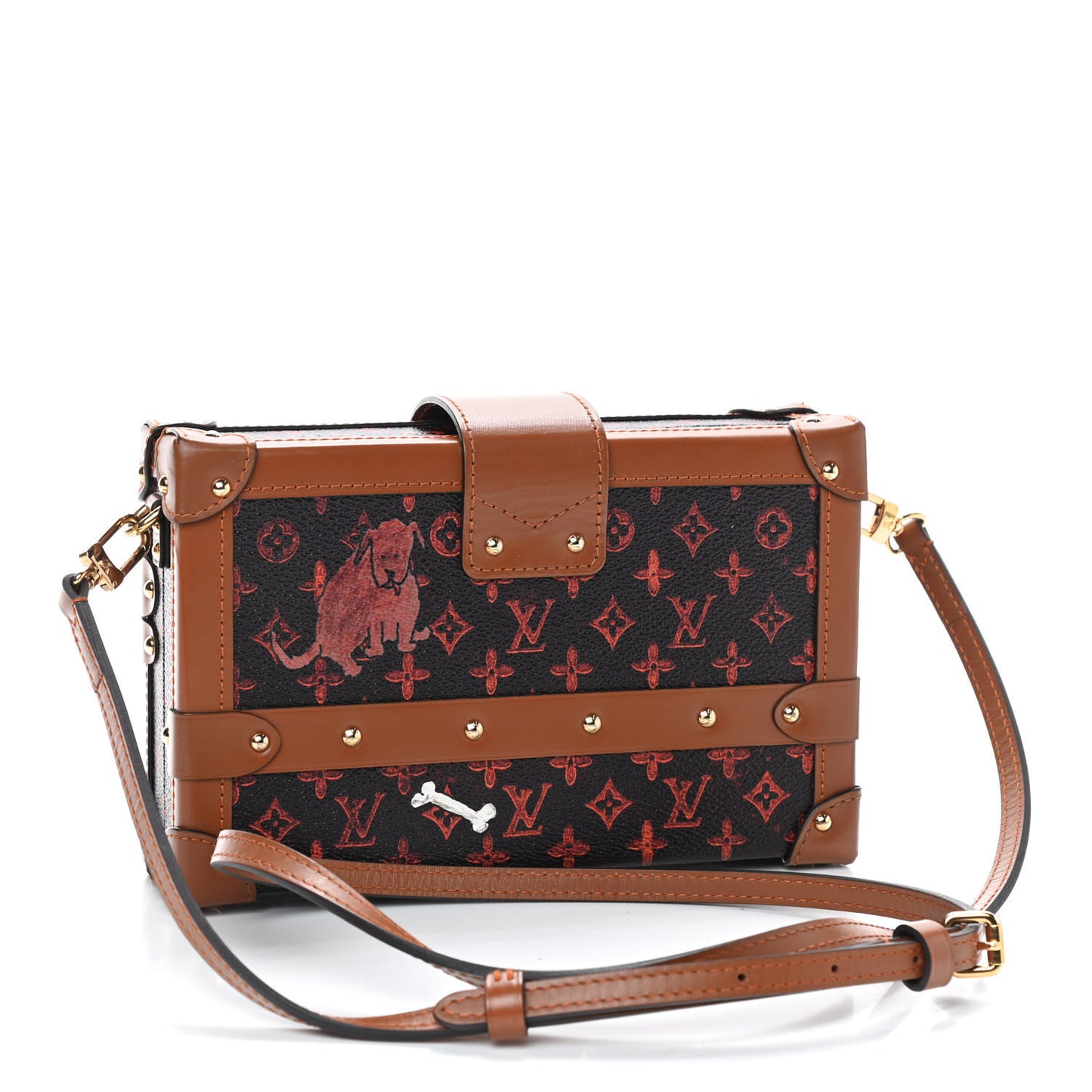 Catogram Petite Malle Orange Marron