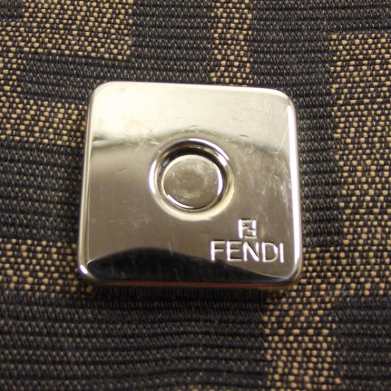 Fendi Zucca Patent Large Mia Shoulder Flap Tobacco 11 of 14