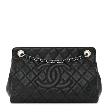 Chanel Soft Caviar Quilted CC Timeless Tote Black 1 of 18