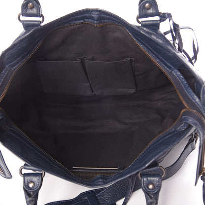 Balenciaga Agneau Classic Hardware City Bleu Obscur 4 of 7