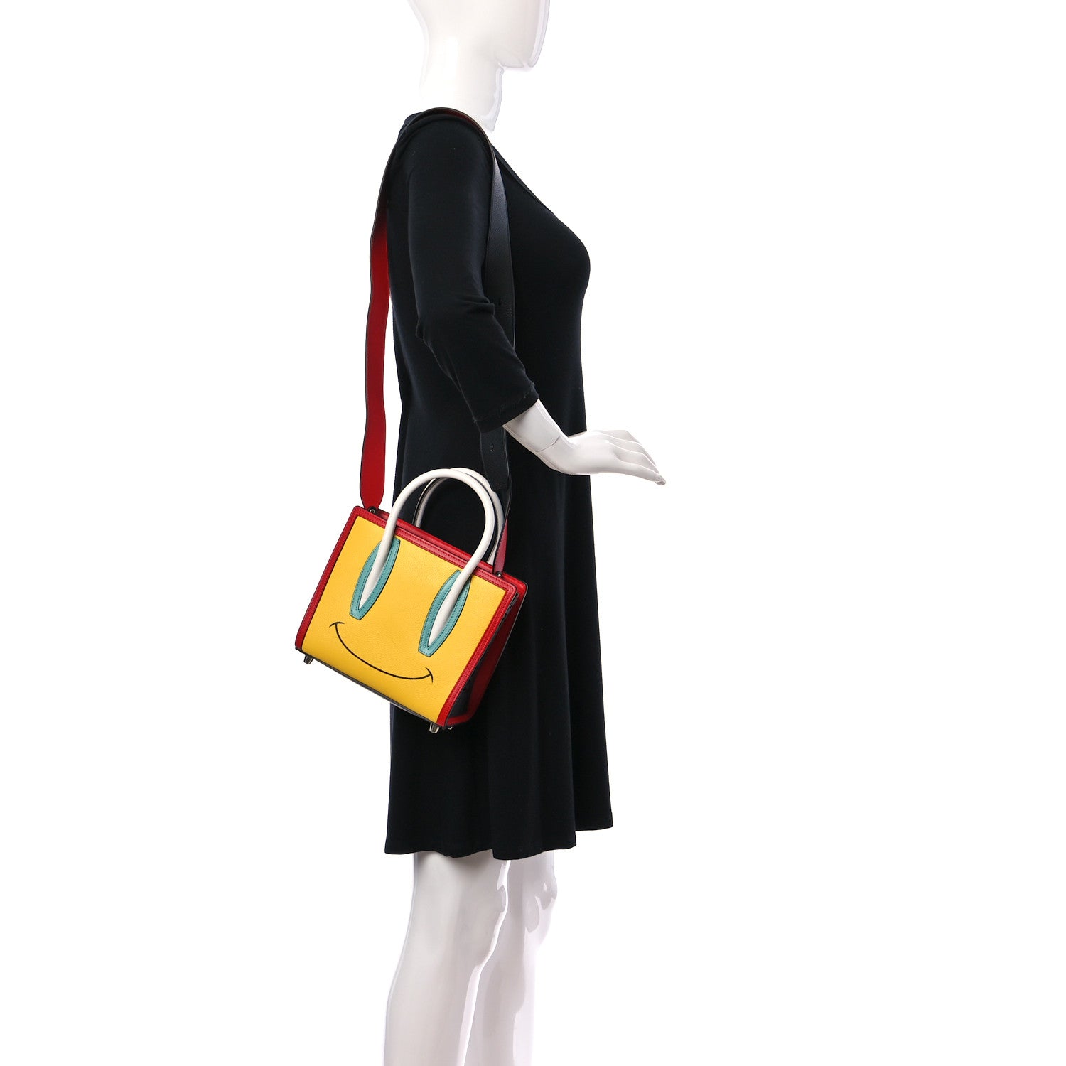 Christian Louboutin Calfskin Empire Smiley Mini Paloma Multicolor 2 of 10
