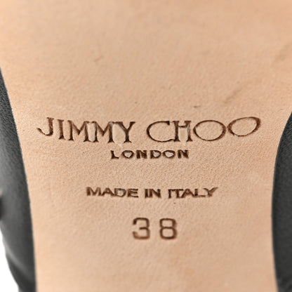 Jimmy Choo Nappa Myla 65 Mule Sandals 38 Black 6 of 7